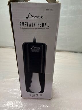 Donner Sustain Pedal - new but box is damaged